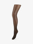 Collants en voile à motif coeurs - Noir - 1